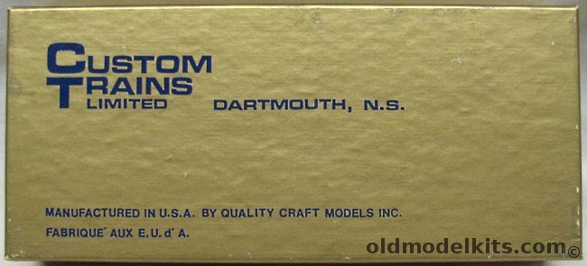 Custom Trains Limited 1/87 Canadian National CN Caboose - HO Craftsman Kit, 7501 plastic model kit